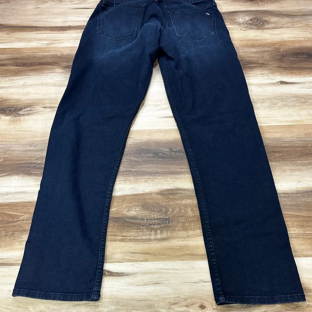 Rag & Bone Jeans 31x32 Fit 3 Athletic Cotton Stretch Evans Deep Blue Indigo